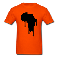 Afrrica Continent Drip - orange