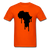 Afrrica Continent Drip - orange