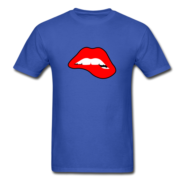 Lips - royal blue