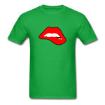 Lips - bright green