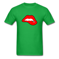 Lips - bright green