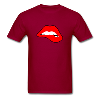 Lips - dark red