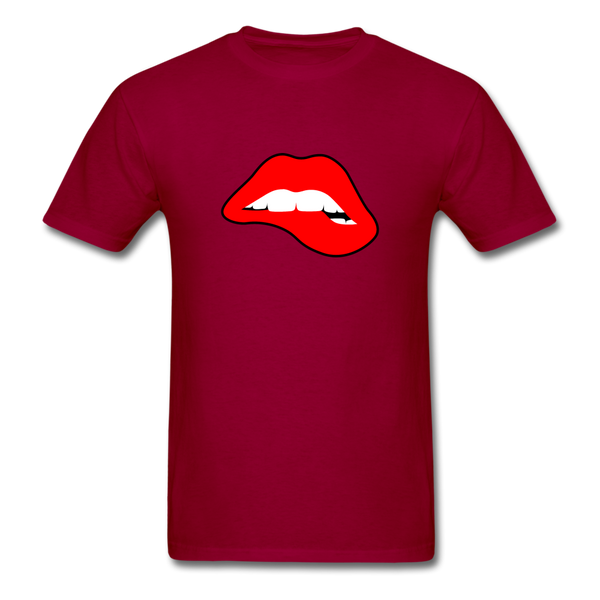 Lips - dark red