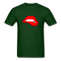 Lips - forest green