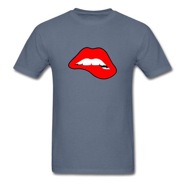 Lips - denim