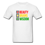 Beauty Brain Wisdom - white