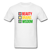 Beauty Brain Wisdom - white