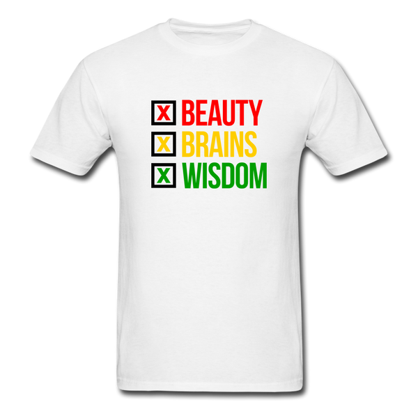 Beauty Brain Wisdom - white