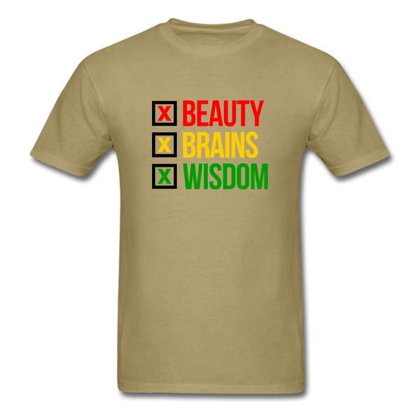 Beauty Brain Wisdom - khaki