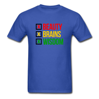 Beauty Brain Wisdom - royal blue