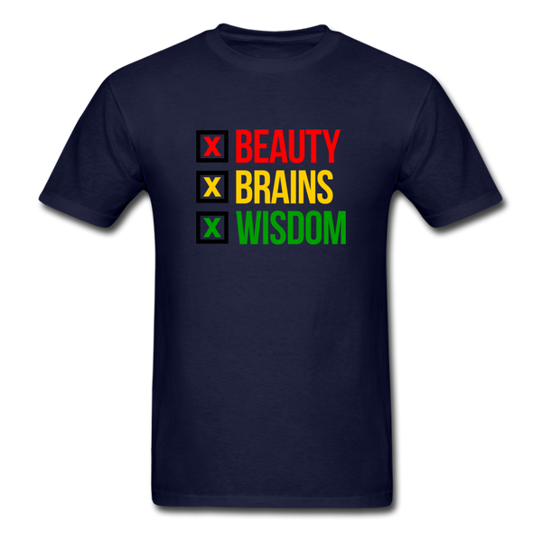 Beauty Brain Wisdom - navy