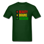 Beauty Brain Wisdom - forest green