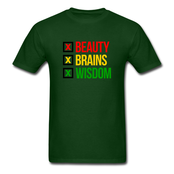 Beauty Brain Wisdom - forest green