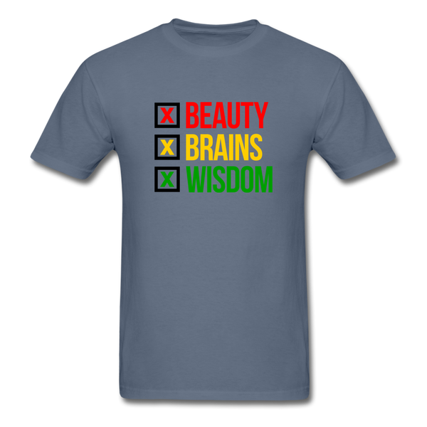 Beauty Brain Wisdom - denim