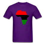 Africa Map - purple