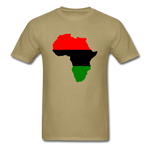 Africa Map - khaki