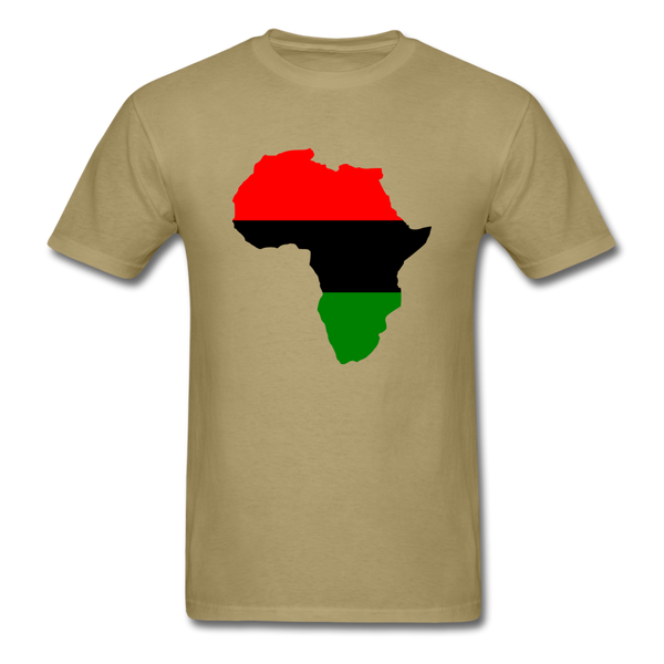 Africa Map - khaki