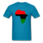 Africa Map - turquoise