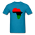 Africa Map - turquoise