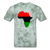 Africa Map - military green tie dye