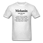 MELANIN DEFINITION - light heather gray