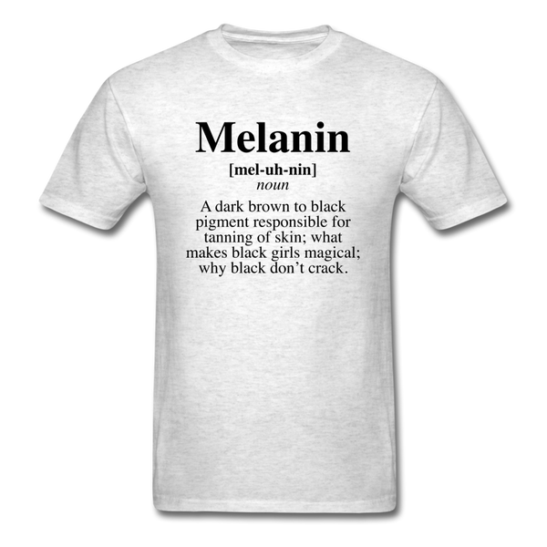 MELANIN DEFINITION - light heather gray