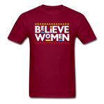 Believe Women - burgundy