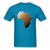 Africa Continent Shades - turquoise