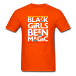 Black Girl been Magic - orange