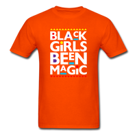 Black Girl been Magic - orange