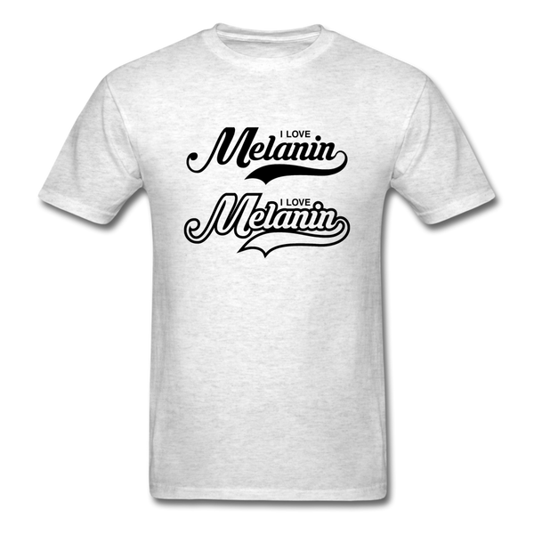 I LOVE MELANIN - light heather gray