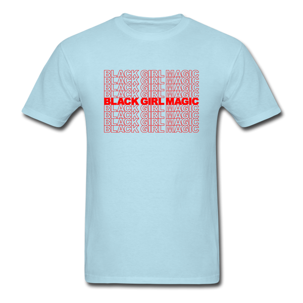 Black Girl - powder blue