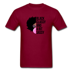 Black Classy - burgundy