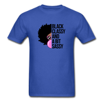 Black Classy - royal blue