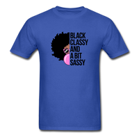 Black Classy - royal blue
