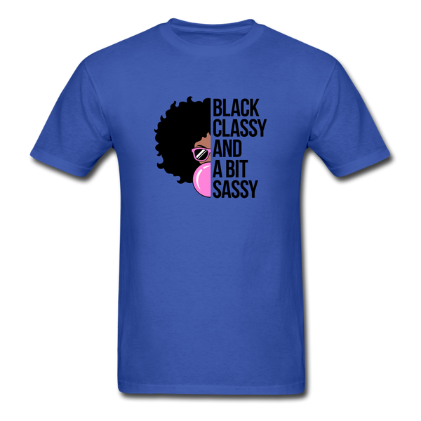 Black Classy - royal blue