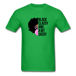 Black Classy - bright green