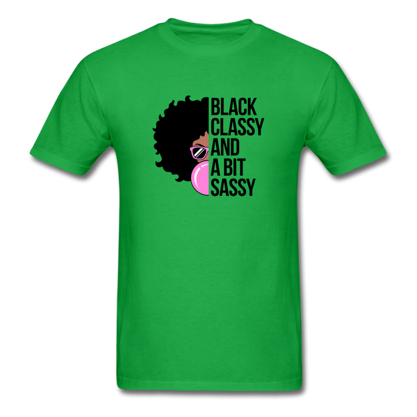 Black Classy - bright green