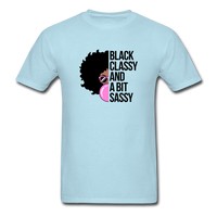 Black Classy - powder blue