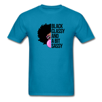 Black Classy - turquoise
