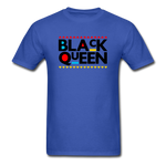 Black Queen - royal blue