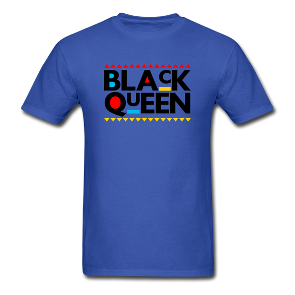 Black Queen - royal blue