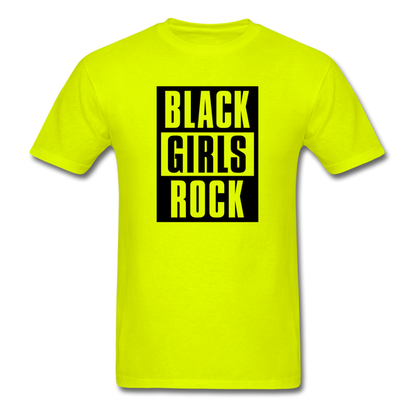 Girls Rock - safety green