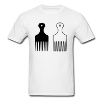 Afro Hair Pick - white