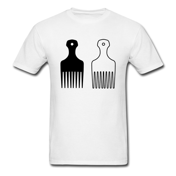 Afro Hair Pick - white