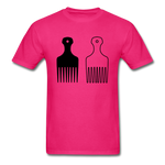 Afro Hair Pick - fuchsia
