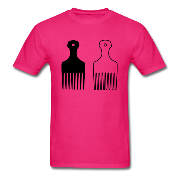 Afro Hair Pick - fuchsia