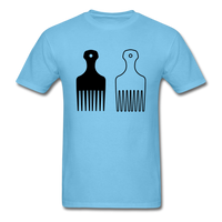 Afro Hair Pick - aquatic blue