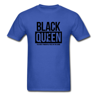 Black Queen - royal blue