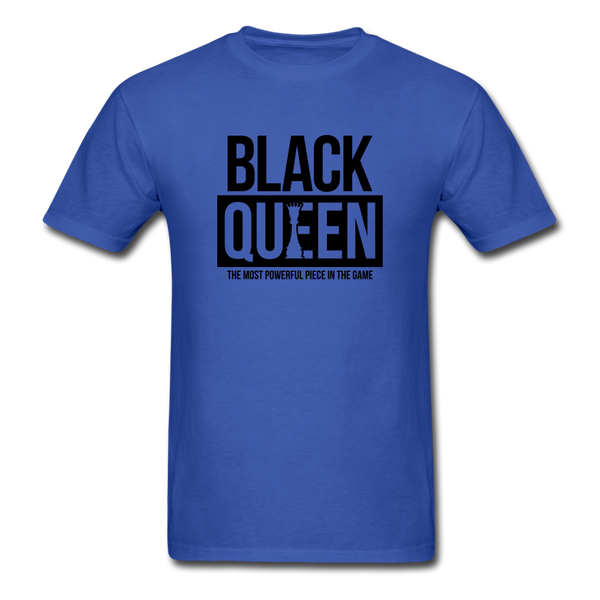 Black Queen - royal blue